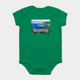 Happy Father's Day at the 18th hole at the beach Baby Bodysuit